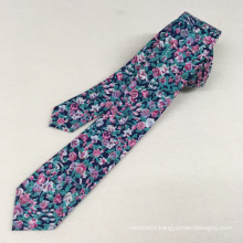 Chinese Supplier Your Own Brand Cotton Print Mens Floral Tie